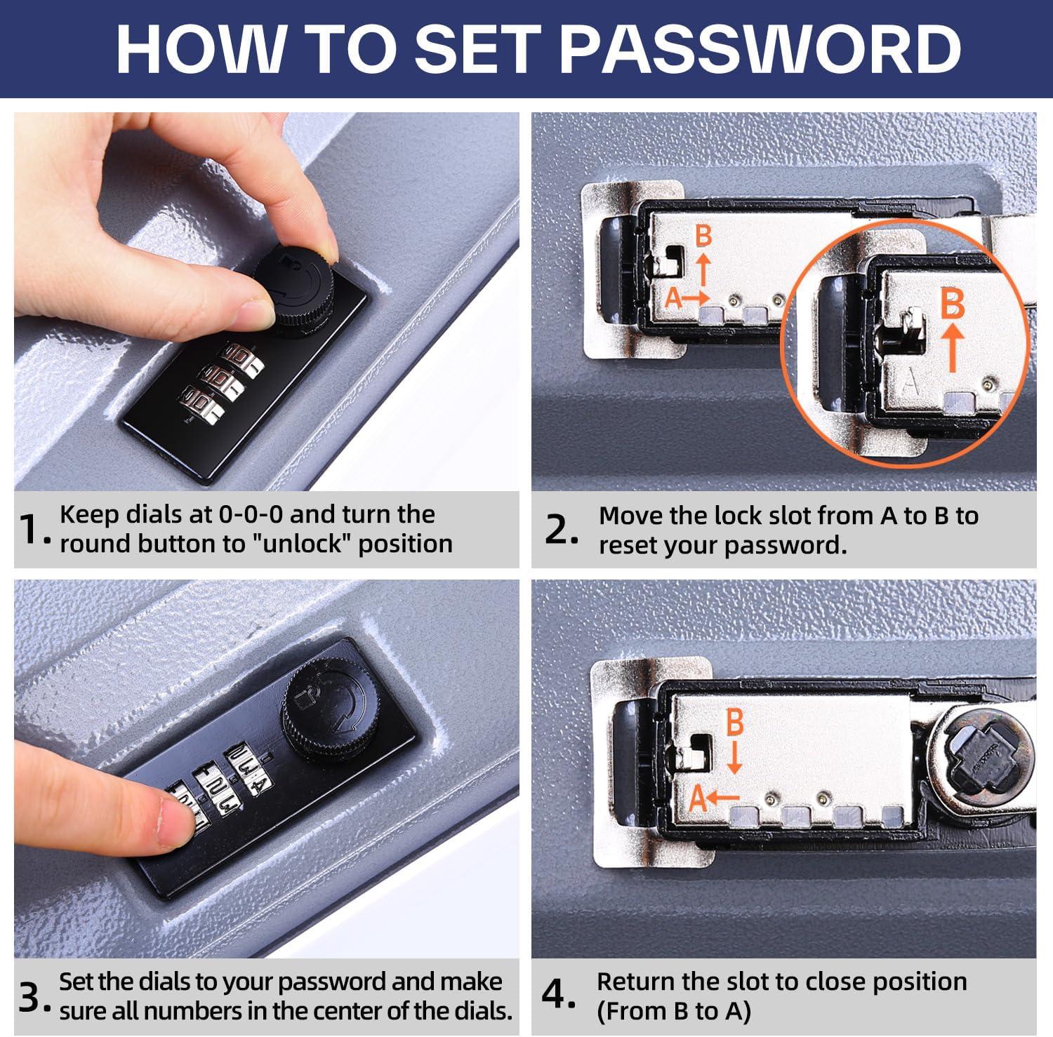 imageBook Safe Box with Combination Lock Ohuhu Upgrade Dictionary Diversion Safe Secret Hidden Box for Home Office Portable Safe Box for Money Cash JewelryBlack Real Paper