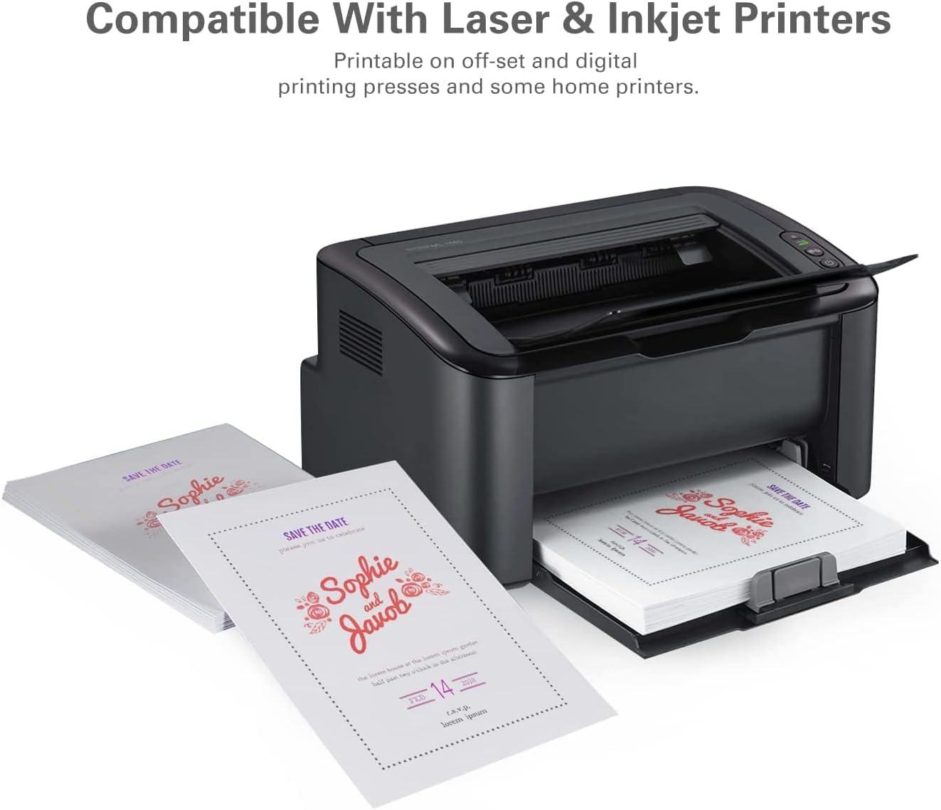 imageOhuhu A2 Printable White Envelopes 1000 Pack Bulk A2 438quot x 534quot SelfSeal Envelopes for 425x55 Cards RSVP Christmas Cards Wedding Invitations Photo Baby ShowerA7