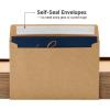 100 Thank You Cards Bulk: Navy Blue and Gold Designs Thank You Notes Box Set with Self-Seal Envelopes and Stickers – Elegant 8 Design Greeting Card for Wedding Baby Shower Business Graduation Birthday