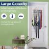 Belt Hanger Organizer for Closet, Ohuhu Wall Mount Belt Rack for Storage and Organization, 360 Degree Rotating Belt Display Holder for Belt Tie Scarf Accessories (Belt Hanger with Hooks)(belt hanger with clips)