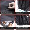 Bike Cover for 2 or 3 Bikes, Ohuhu 210D Waterproof Bicycle Covers Outdoor Storage Heavy Duty Wind Rain UV Dust Proof Bikes Outdoors Storing with Lock Hole for Mountain Road Bike