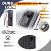 Book Safe Box with Combination Lock, Ohuhu Upgrade Dictionary Diversion Safe Secret Hidden Box for Home Office, Portable Safe Box for Money Cash Jewelry(New York – Extra Large)