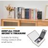 Book Safe Box with Combination Lock, Ohuhu Upgrade Dictionary Diversion Safe Secret Hidden Box for Home Office, Portable Safe Box for Money Cash Jewelry(Bible – Real Paper)