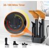 Boot Dryer, Ohuhu Shoe Dryer Upgraded Premium 4 Brackets Electric Boot Warmer Dryer with Air Fan Timer Overheat Protection Fast Dry Super Quiet for Wrok Boots Glove Hats Socks Ski Boots Pefect Gifts
