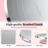 Cake Turntable, Ohuhu Aluminium 12” Cake Decorating Kit Supplies Rotating Stand Revolving Spinner with 2 Icing Spatula 3 Comb Smoother(Pink)