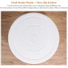 Cake Turntable for Decorating, Ohuhu Cake Decorating Tools, Rotating Cake Stand with 2 Icing Spatula, 3 Icing Smoother and Cake Leveler, Turns Smoothly for Cake Decorations, White (10 inch)
