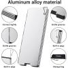 Camp Stove Windscreen, Ohuhu Camping Stove Windscreen 8/10/12 Plates Aluminum Folding Portable Camping Stove Windshield Grill Wind Screen for Camp with Carry Bag for Camping Hiking Picnic Backpacking(8 Plates)