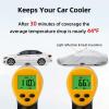 Car Cover All Weather: Ohuhu Windproof Outdoor Full Car Covers for Automobiles – Rain Sun Hail UV Protection Auto Cover – Universal Fit for Sedan (191″-201″)