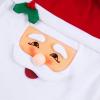 Christmas Bathroom Sets, Ohuhu Upgrade 5 PCS Christmas Toilet Seat Cover Bathroom Decor with Towel and Hanging Hook for Christmas Bathroom Decorations Indoor