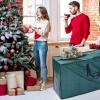 Christmas Tree Storage Bag, Ohuhu Extra Large Christmas Tree Storage Multipurpose Storage Bag with Reinforced Handles Zipper Tear Proof Material for 6-9ft Artifical Tree (65” x 15” x 30”, green)