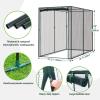 Crop Cages for Garden Plant: Ohuhu 6x3x5 Ft Tent Cage, Plant Netting Cover with Zipper, Garden Bed Cover, Plant Cover from Animal Wind-Resistant Garden Cage for Fruit Vegetable Flower(Rectangle)