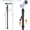 Folding Cane, Ohuhu Adjustable Foldable Walking Cane for Men, Women with 5 Adjustable Heights, Collapsible, Lightweight, Balancing Mobility Aid, Portable Hand Cane Walking Stick for Father Mother Gift