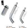 Hitch Lock, Ohuhu Receiver Hitch Pin Lock – 1/2″ and 5/8″ Receiver Trailer Hitch Lock – Steel Chrome Coated Dual Trailer Hitch Receiver Locking for Class I, II, III, IV Hitches