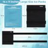 Ice Packs for Injuries 14″ X 11″: Ohuhu 2 Pack Hot Cold Gel Ice Pack X-Large Reusable Ice Packs with Wrap Flexible Pain Relief for Shoulder Legs Knee Back Hip Aches Injury Muscle Pain-Light Blue(Light Blue)