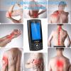 Independent Dual Channel TENS EMS Unit of Ohuhu, AS8012 TENS and Powered Muscle Stimulator with 20 Massage Modes for Pain Relief, Rechargeable Massager 24 Pads, Matte Black Mother Father’s Day Gift