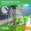 Mini Greenhouse for Indoor Outdoor: Ohuhu Portable Green House with Waterproof Pad for Small Plants Nursery Germination, 36″x36″x58.5″ Heavy-Duty PVC Cover Tent Humidity Dome Seedling Accessory(36 x 36 x 42 inch)
