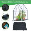 Mini Greenhouse for Indoor Outdoor: Ohuhu Portable Green House with Waterproof Pad for Small Plants Nursery Germination, 36″x36″x58.5″ Heavy-Duty PVC Cover Tent Humidity Dome Seedling Accessory(36 x 36 x 58.5 inch)