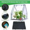 Mini Greenhouse for Indoor Outdoor: Ohuhu Portable Green House with Waterproof Pad for Small Plants Nursery Germination, 36″x36″x58.5″ Heavy-Duty PVC Cover Tent Humidity Dome Seedling Accessory(36 x 36 x 42 inch)