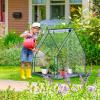 Mini Greenhouse for Indoor Outdoor: Ohuhu Portable Green House with Waterproof Pad for Small Plants Nursery Germination, 36″x36″x58.5″ Heavy-Duty PVC Cover Tent Humidity Dome Seedling Accessory(36 x 36 x 42 inch)