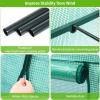 Mini Greenhouse for Outdoors Indoor: Ohuhu Small Plants Green House with 5 Tier Shelves, Portable Plastic Greenhouses with Heavy Duty Transparent PVC Cover for Garden Patio Backyard Porch Balcony(PE)
