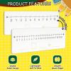 Ohuhu 2-Pack Number Line White Boards 4″ x 12″ – Double-Sided Dry Erase Boards – Number Line 0-20 on One Side & 0-10 on The Other – Math Manipulatives Set Including 2 Lapboards 2 Markers for Students