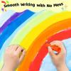 Ohuhu 36 Colors Tempera Paint Sticks, Washable Tempera Paint Set for Kids, Quick Drying, Non-toxic for Drawing, Graffiti, Works Great on Paper Glass Wood Ceramic Canvas Rock