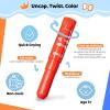 Ohuhu 36 Colors Tempera Paint Sticks, Washable Tempera Paint Set for Kids, Quick Drying, Non-toxic for Drawing, Graffiti, Works Great on Paper Glass Wood Ceramic Canvas Rock