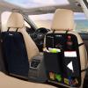 Ohuhu 4 Packs Thickest Child Car Seat Protectors and Kick Mat Car Back Seat Cover, 2 Sets Auto Seat Cover for Carseats and Kids Kick Mats with Backseat Organizer Pockets Storage, Perfect for Dog Mats