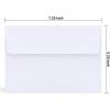 Ohuhu A2 Printable White Envelopes 500 Pack – Bulk A2 4-3/8″ x 5-3/4″ Self-Seal Envelopes for 4.25×5.5 Cards RSVP Christmas Cards Wedding Invitations Photo Baby Shower(A7)