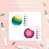 Ohuhu Alcohol Markers – Double Tipped Art Marker Set for Artists Adult Coloring – Alcohol-based Refillable Ink – 24 Basic Colors – Slim Broad & Fine Dual Tips – Kaala Markers Pen Gift