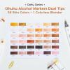 Ohuhu Alcohol Markers Skin Tones Double Tipped Skin Color Art Marker Set for Artists Adults Coloring – 36 Skin-Tone Colors for Portrait Illustration- Chisel & Fine – Oahu of Ohuhu Markers – Refillable