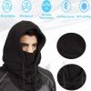 Ohuhu Balaclava Mask, Outdoor Sport Mask Wind-Resistant Full Face Mask Neck Winter Warmer Tactical Mask for Skiing, Motorcycle, Cycling and Hiking