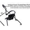 Ohuhu Bike Basket Rust-Proof Quick Release Front Handlebar Bicycle Lift Off Baskets with Holder, Mesh Bottom (Black, 2 Pack)