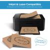 Ohuhu Blank Brown Kraft Cards and Envelopes 100 Pack – 4.25″ x 5.5″ Folded Cardstock Paper and A2 Envelopes for DIY Greeting Cards Wedding Birthday Invitations Thank You Cards and All Occasions(A2 (4.25×5.5))