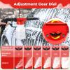 Ohuhu Car Wash Foam Gun for Garden Hose, Car Wash Soap Sprayer with 3/8″ Connector & Washing Mitts, Dual Filtration, 6 Levels of Foam Concentration, Quick Connect to Most Garden Hose (Red)(Red)