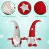 Ohuhu Christmas Gnomes, 2 Pack 16.5” Gnome Christmas Decorations, Handmade Swedish Gnome Tomte, Nordic Gnome Plush, Stuffed Gnome for Xmas Home Table Ornaments Christmas Decorations