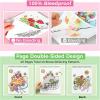 Ohuhu Double-Sided Bleedproof Coloring Book for Alcohol Markers – 8″x10″ My Simple Pleasure Coloring Book – 20 Sheets/40 Patterns – Top Spiral-Bound Design – Stress-Relieving Gift for Adults Teens(Warm White)