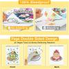 Ohuhu Double-Sided Bleedproof Coloring Book for Alcohol Markers – 8″x10″ My Simple Pleasure Coloring Book – 20 Sheets/40 Patterns – Top Spiral-Bound Design – Stress-Relieving Gift for Adults Teens(4 Sets)