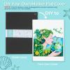 Ohuhu Double-Sided Marker Pad Art Sketchbook Bleedproof – 8.3″x8.3″ Square Paper Size – 90 lb/150 gsm Smooth Drawing Paper – 60 Sheets/120 Pages – Hardcover Sketching Book for Alcohol Markers Paints(8.5 x 11)