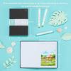 Ohuhu Double-Sided Marker Pad Art Sketchbook Bleedproof – 8.3″x8.3″ Square Paper Size – 90 lb/150 gsm Smooth Drawing Paper – 60 Sheets/120 Pages – Hardcover Sketching Book for Alcohol Markers Paints(5.5 x 8.5)