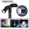 Ohuhu Folding Cane with LED Light- Foldable Walking Cane for Men, Women, Adjustable Walking Stick with Carrying Bag for Fathers Mothers Gift