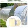 Ohuhu Greenhouse Repair Tape 6″ x 98′ – 6.3 mil Reinforced Clear Plastic Film for Green House Sheeting, Polyethylene PE Cover Repair(3″ x 98′)
