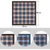 Ohuhu Handkerchiefs for Men, 12PCS 100% Cotton Classic Pocket Squares Set, Gift(Blue&gray&green)