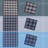 Ohuhu Handkerchiefs for Men, 12PCS 100% Cotton Classic Pocket Squares Set, Gift(Blue&gray&green)