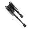 Ohuhu Hunting Bipod, Tactical Rifle Bipod, 6-9 Inches Spring Return Adjustable Bipods | Super Duty Tactical Bipod