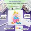 Ohuhu Markers: 48-Color Double Tipped Brush & Chisel Alcohol Markers for Adults Coloring Illustration, Alcohol-based Art Marker Set with Unique Designed Grip, Great Value Pack for Beginners(Illustration Tones)