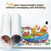 Ohuhu Markers Brush Tip 80-Colors with 72-Sheet Coloring Book – Double Tipped Markers for Adults Coloring Books – Art Marker Set Bundles with 100% Bleed-Proof Coloring Pages – Fine & Brush Dual Tips(80 Colors & 72 Pages Diverse Coloring Book)