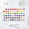 Ohuhu Markers Paper-friendly No Peeling Water-based 60 Colors Dual Brush Fine Tips Coloring Markers for Adult Coloring Books No Bleeding Drawing Pens for Kids Adults Beginner Calligraphy