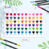 Ohuhu Markers for Adult Coloring Books No Bleeding 160 Colors Coloring Markers Water-based Dual Tips Fineliner & Brush Drawing Pens Art Pens for Kids Adults Sketch Journal – Maui – Black(Black Pen)