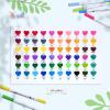 Ohuhu Markers for Adult Coloring Books No Bleeding 60 Colors Coloring Markers Water-based Dual Tips Fineliner & Brush Drawing Pens Art Pens for Kids Adults Sketch Journal – Maui – White(White Pen)
